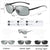 Transition Sunglasses for Men. Perfect for Driving and using indoors with a lot of natural light (Gun-Metal)