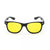Yellow Tint Glasses for Driving in day or evening and reduces Blue Light damage and fatigue (Black)