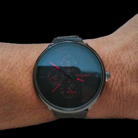 Men‘s Business Stainless Steel Style Wristwatch (Quartz)