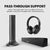 Avantree Opera - 35Hrs Comfortable Wireless Headphones for TV Watching with Bluetooth Transmitter & Charging Dock, Clear Dialogue Mode, Passthrough, Enhanced Volume for Seniors, 164FT Long Range