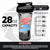 HELIMIX 2.0 Vortex Blender Shaker Bottle Holds Upto 28oz | No Blending Ball or Whisk | USA Made | Portable Pre Workout Whey Protein Drink Shaker Cup | Mixes Cocktails Smoothies Shakes | Top Rack Safe