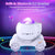 Galaxy Projector, ENOKIK Star Projector Built-in Bluetooth Speaker, Night Light Projector for Kids Adults, Aurora Projector for Ceiling/Room Decor/Relaxation/Party/Music/Gift (White)
