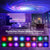Galaxy Projector, ENOKIK Star Projector Built-in Bluetooth Speaker, Night Light Projector for Kids Adults, Aurora Projector for Ceiling/Room Decor/Relaxation/Party/Music/Gift (White)