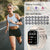 Smart Watch (Answer/Make Calls), 1.85" Smart Watches for Men Women 110+ Sport Modes Fitness Tracker with Sleep Heart Rate Monitor, Pedometer, IP68 Waterproof Fitness Watch for iOS Android Smart Watch