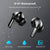 Wireless Earbud, Bluetooth Headphones 5.3 NEW 40H Ear Buds Bass Stereo Earphones Noise Cancelling Earbud with 4 ENC Mic, in-Ear Bluetooth Earbud USB-C LED Display IP7 Waterproof Sport for Android iOS